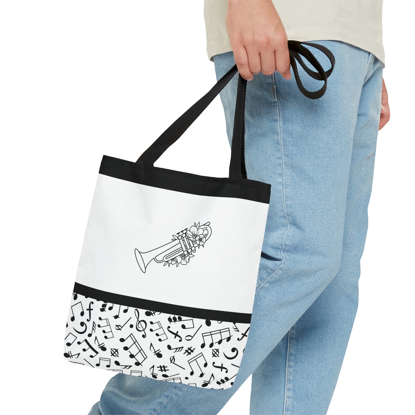 Trumpet Music Tote Bag