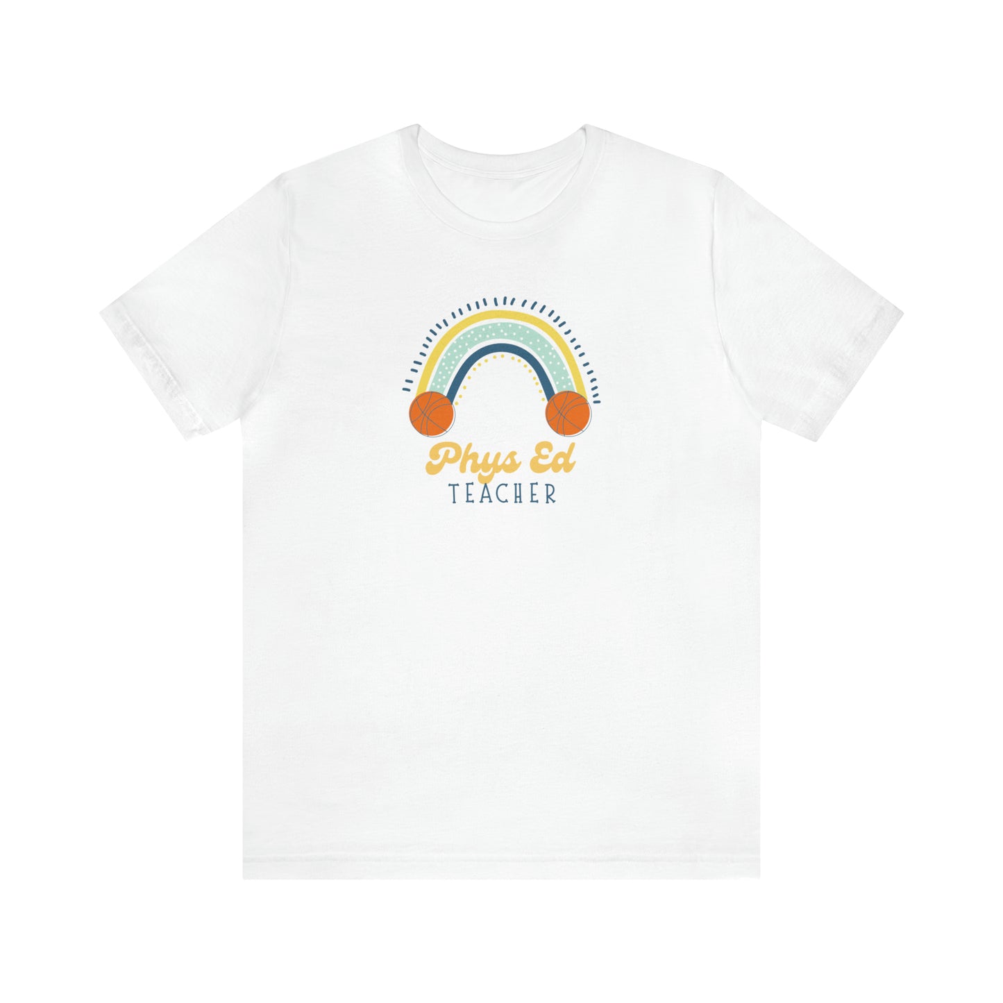 PE Teacher Rainbow Tee