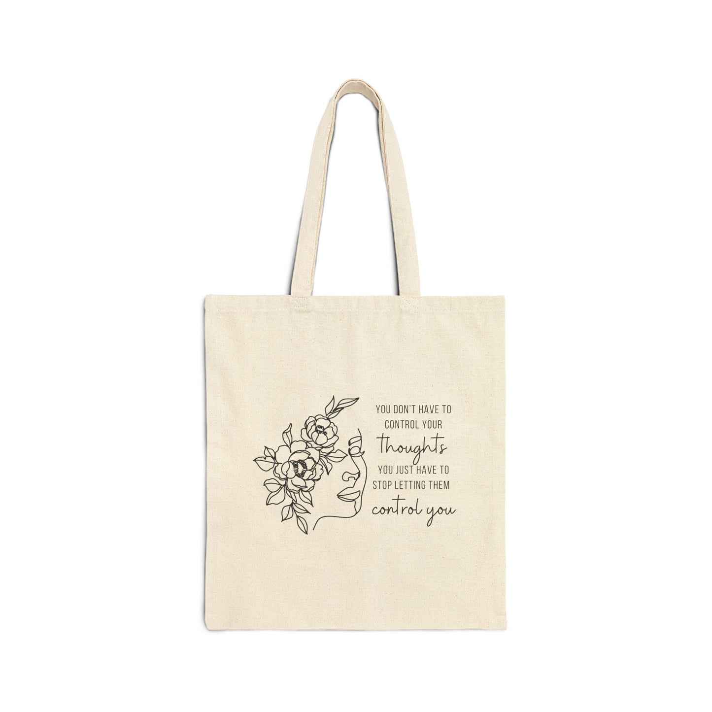 You Matter Thoughts Cotton Canvas Tote Bag