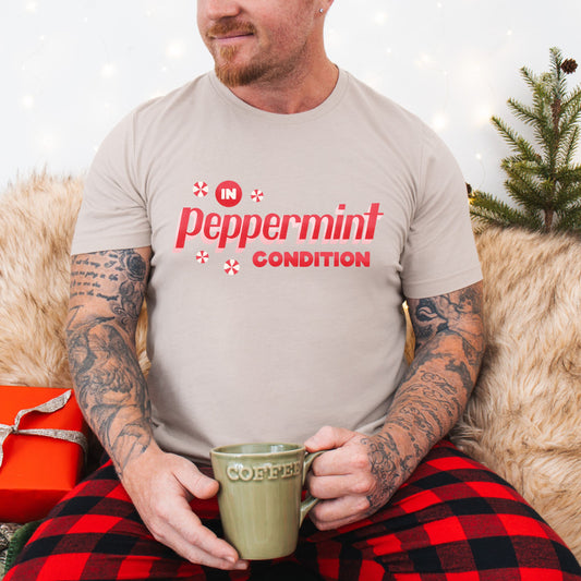 Christmas Unisex In Peppermint Condition Midweight Tee