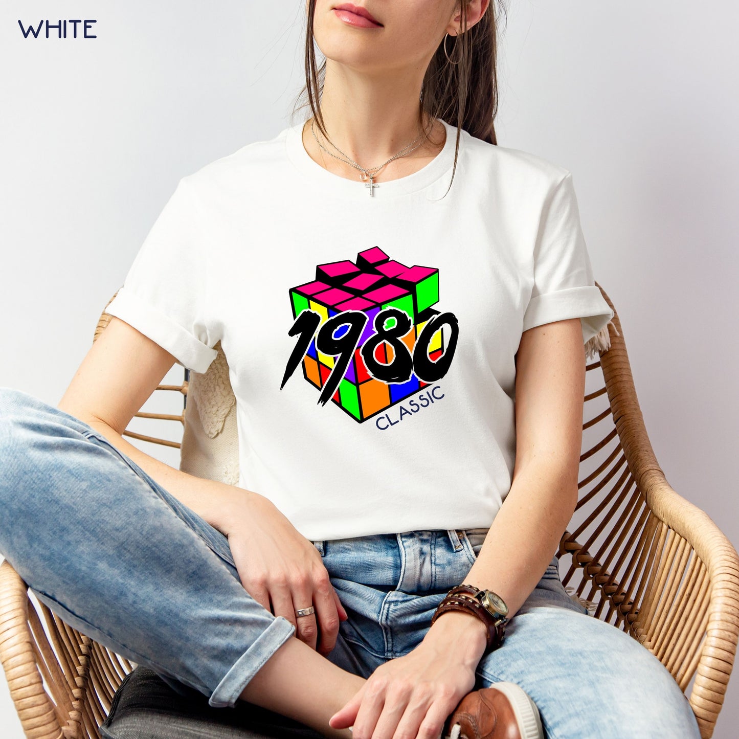 Classic Rubik's Cube inspired Birthday Shirt Customizable
