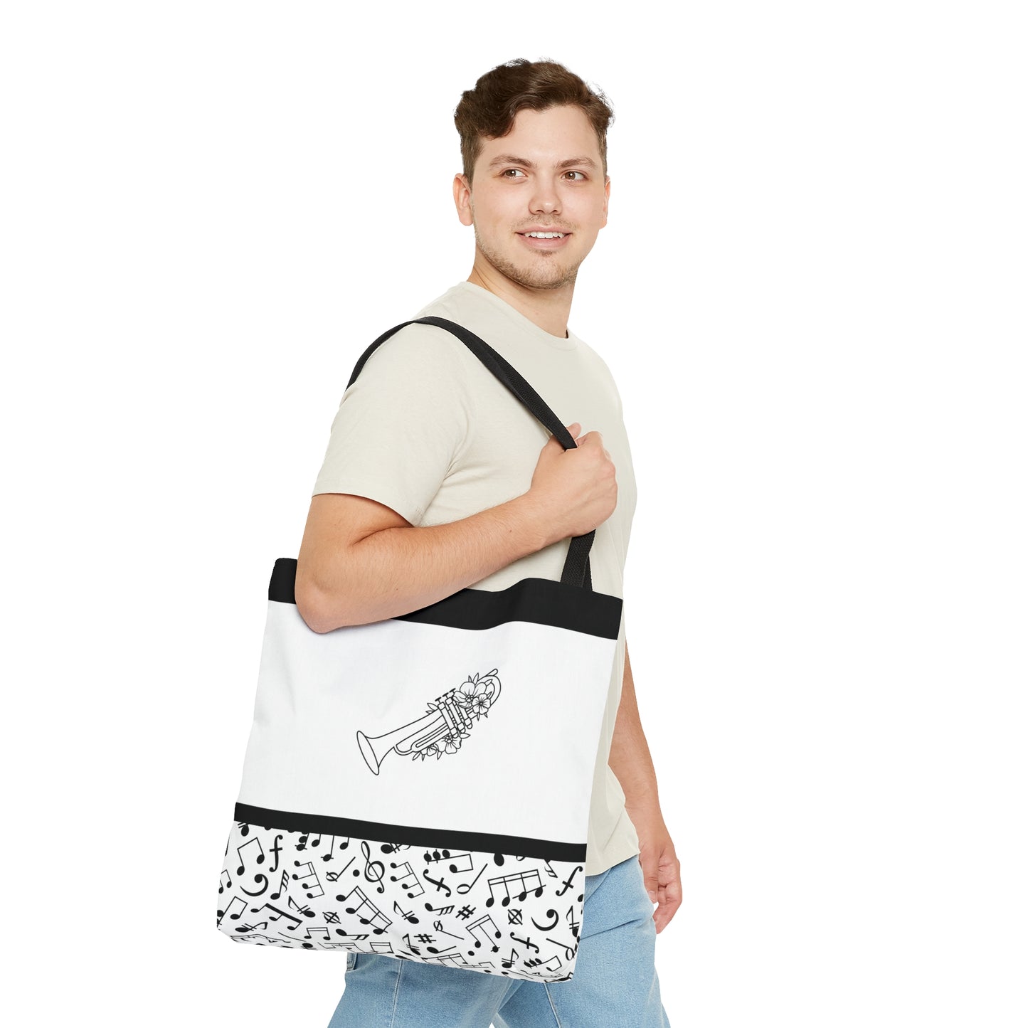 Trumpet Music Tote Bag
