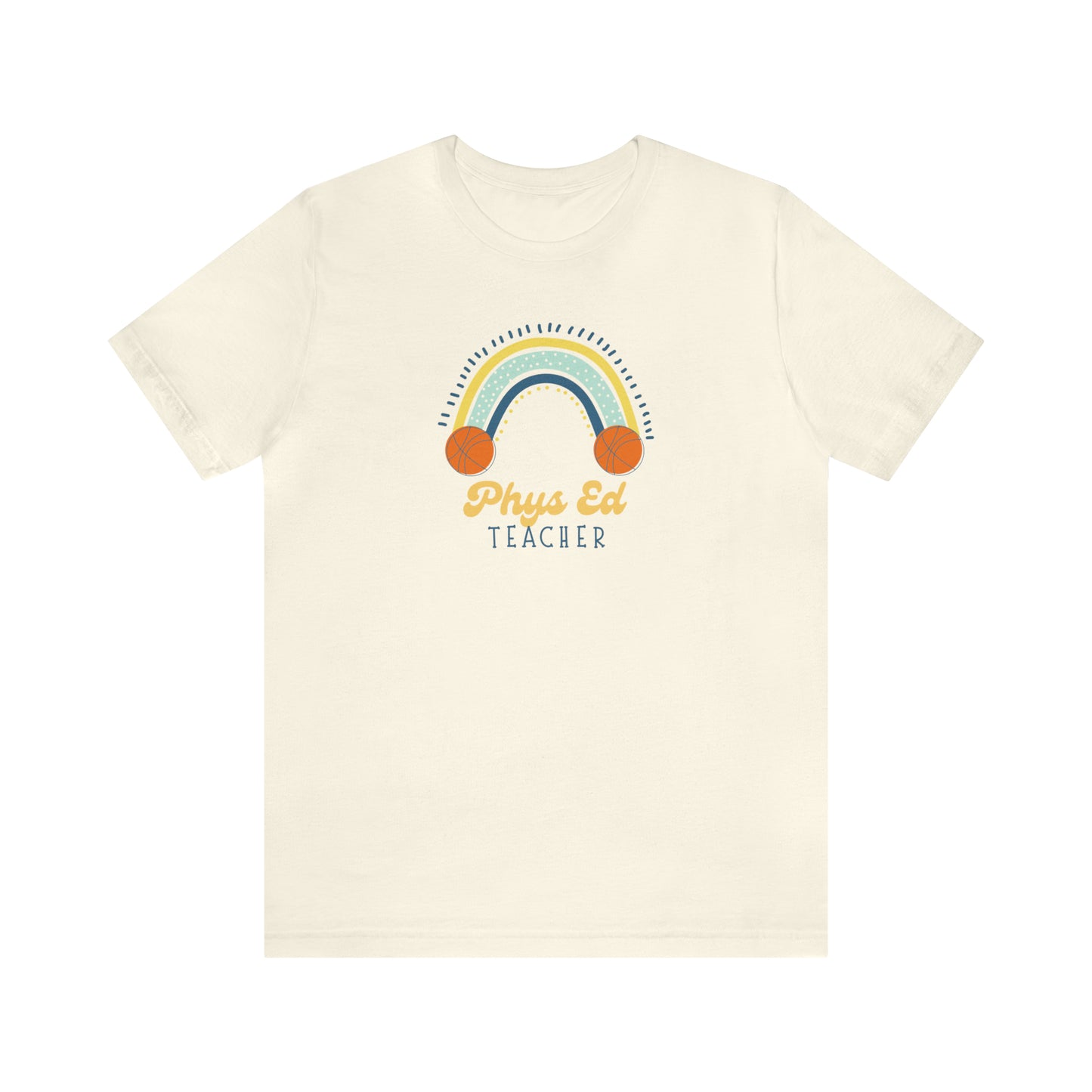 PE Teacher Rainbow Tee