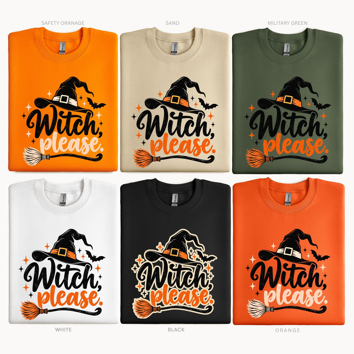 Halloween Witch Please  Pullover Sweatshirt