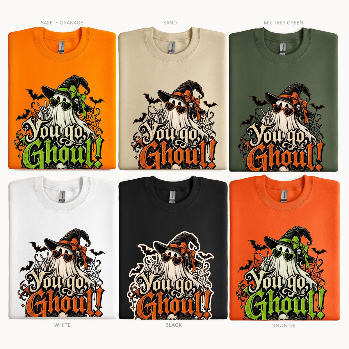 Halloween You Go Ghoul Gothic Pullover Sweatshirt
