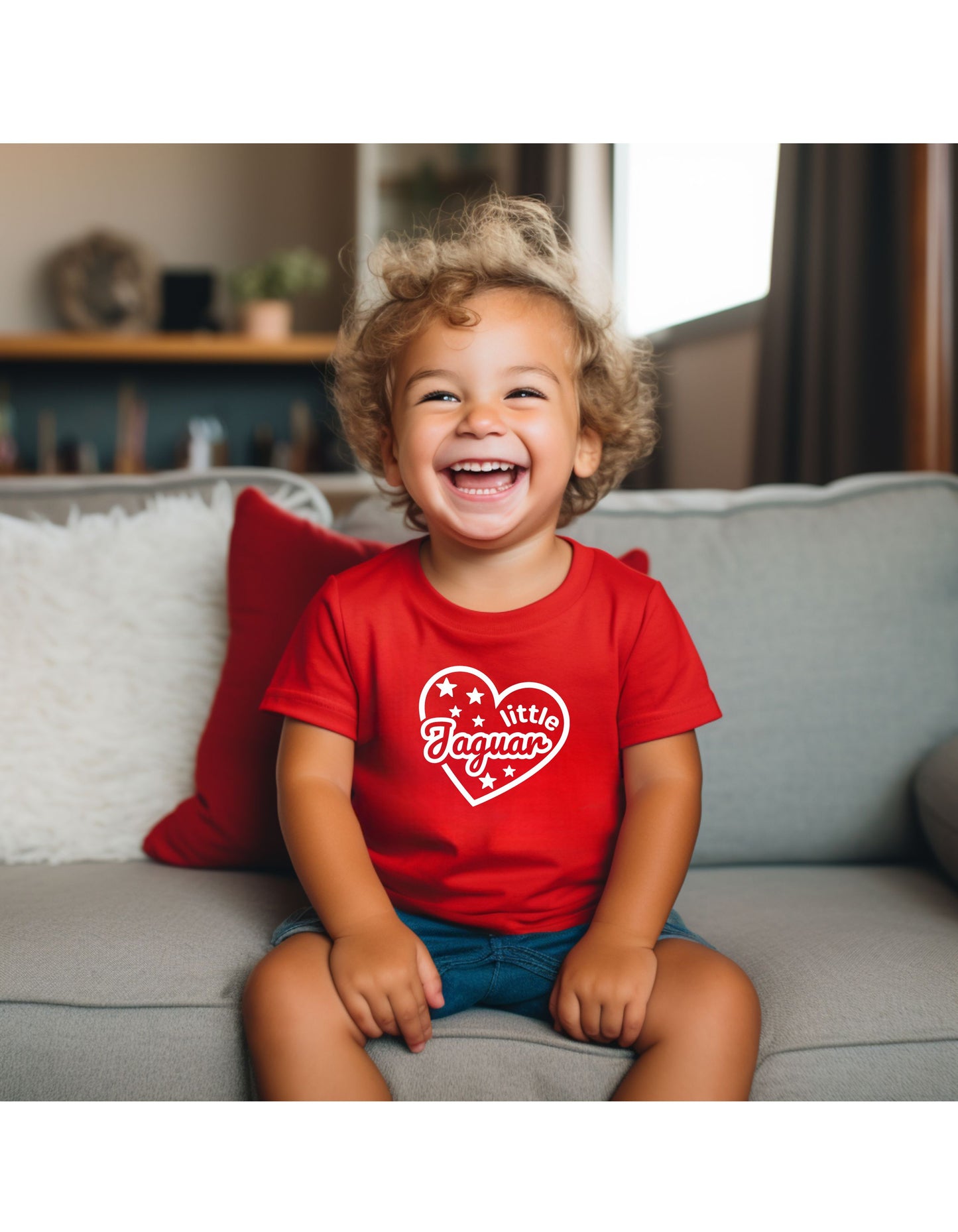 Team School Little Jaguar Toddler Tee