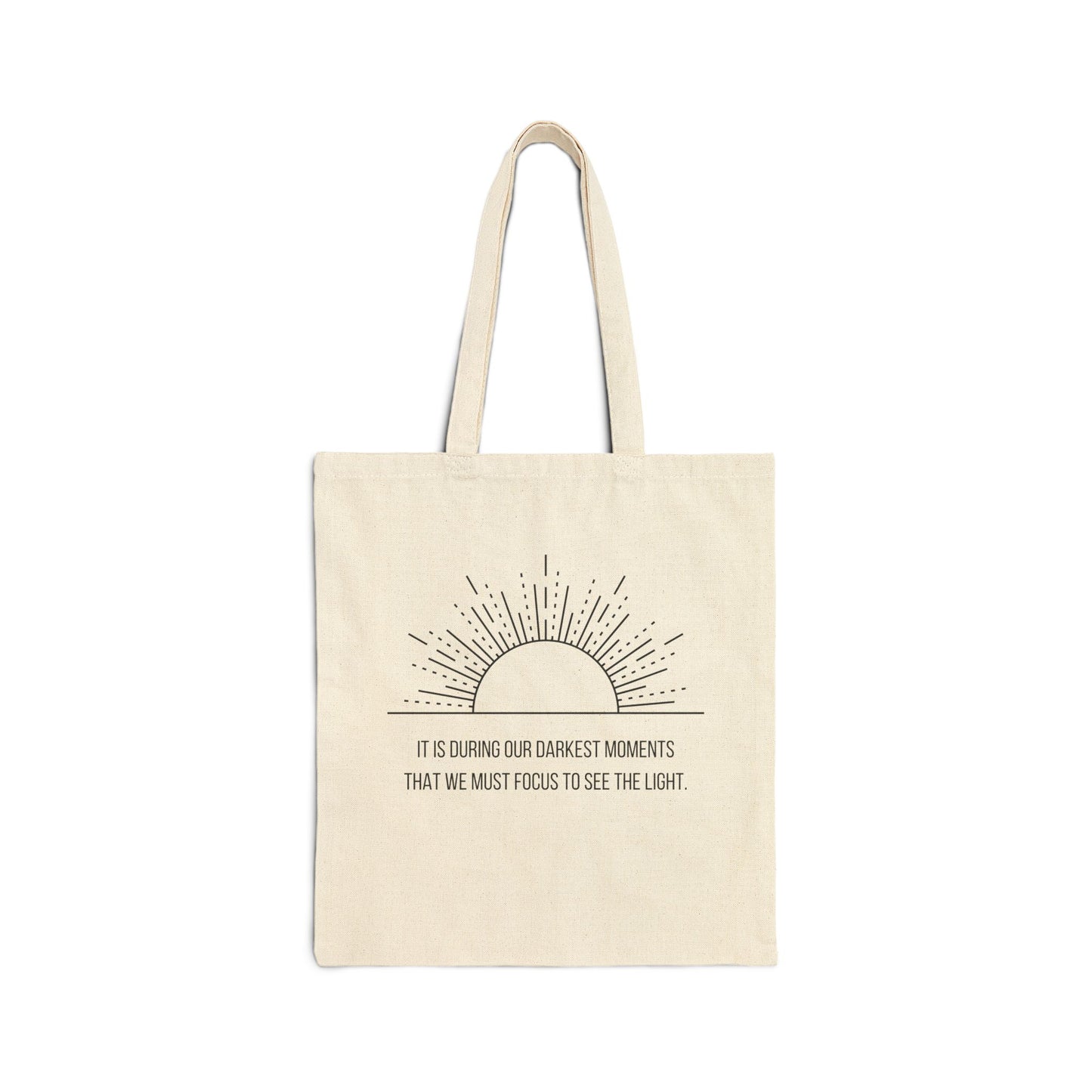 You Matter Light Cotton Canvas Tote Bag