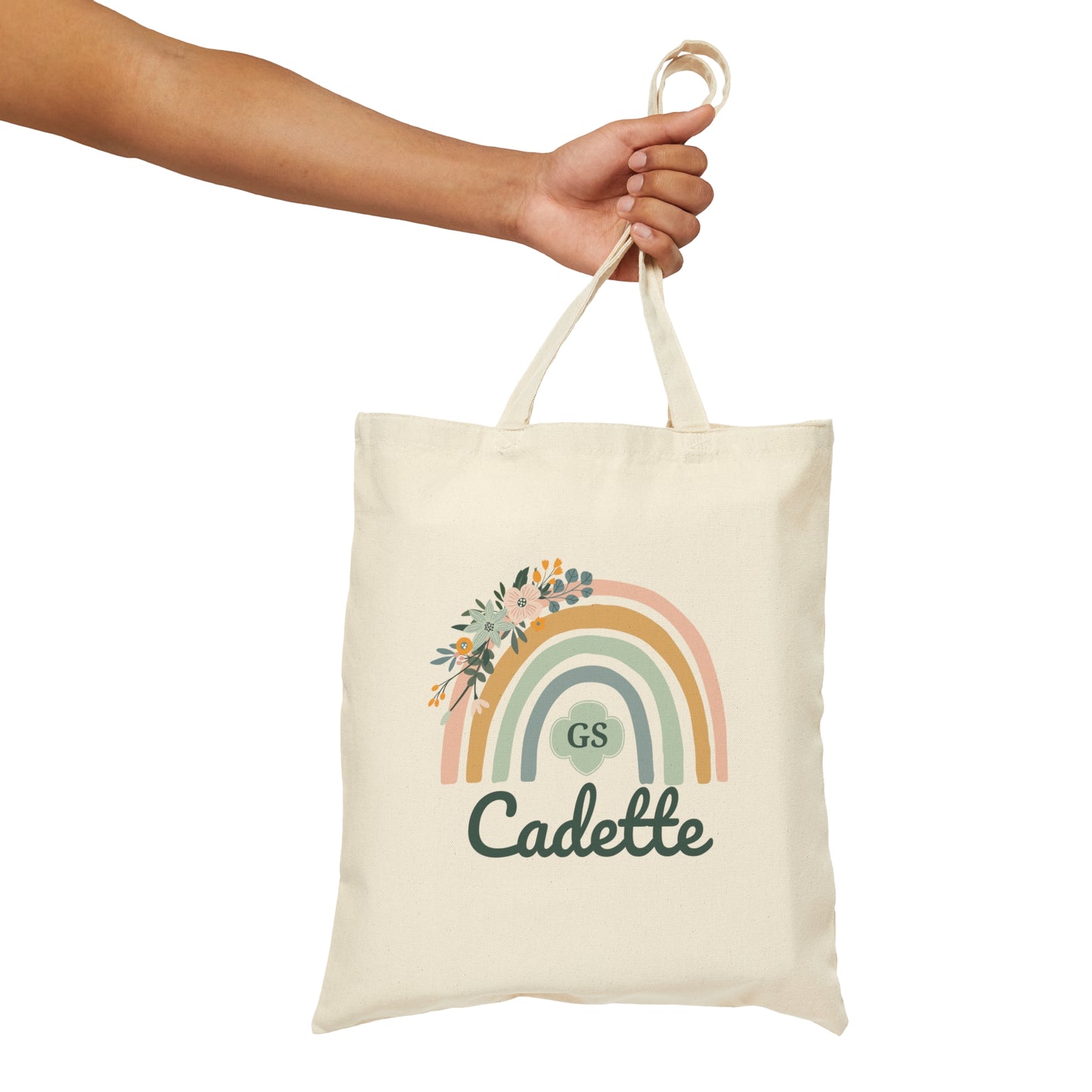 Girl Scout Cadette Cotton Canvas Tote Bag