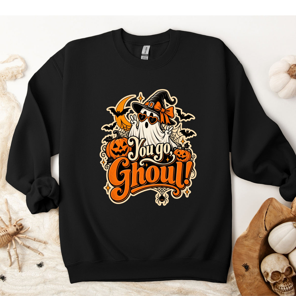Halloween You Go Ghoul Pullover Sweatshirt