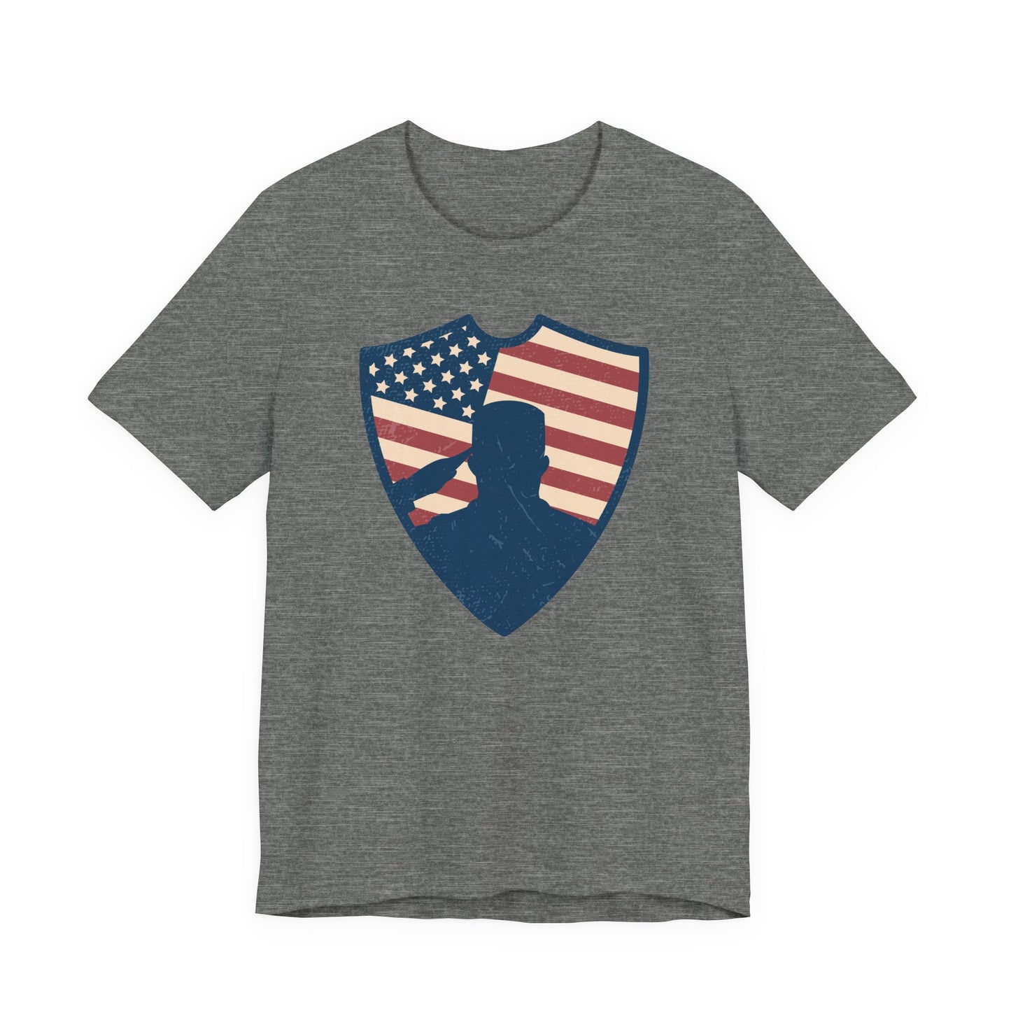 Veteran Patriotic Flag T-Shirt — Proud Military Tribute Tee