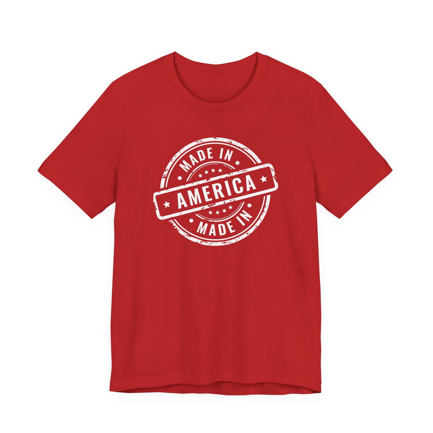 Patriotic Made in America Distressed T-Shirt