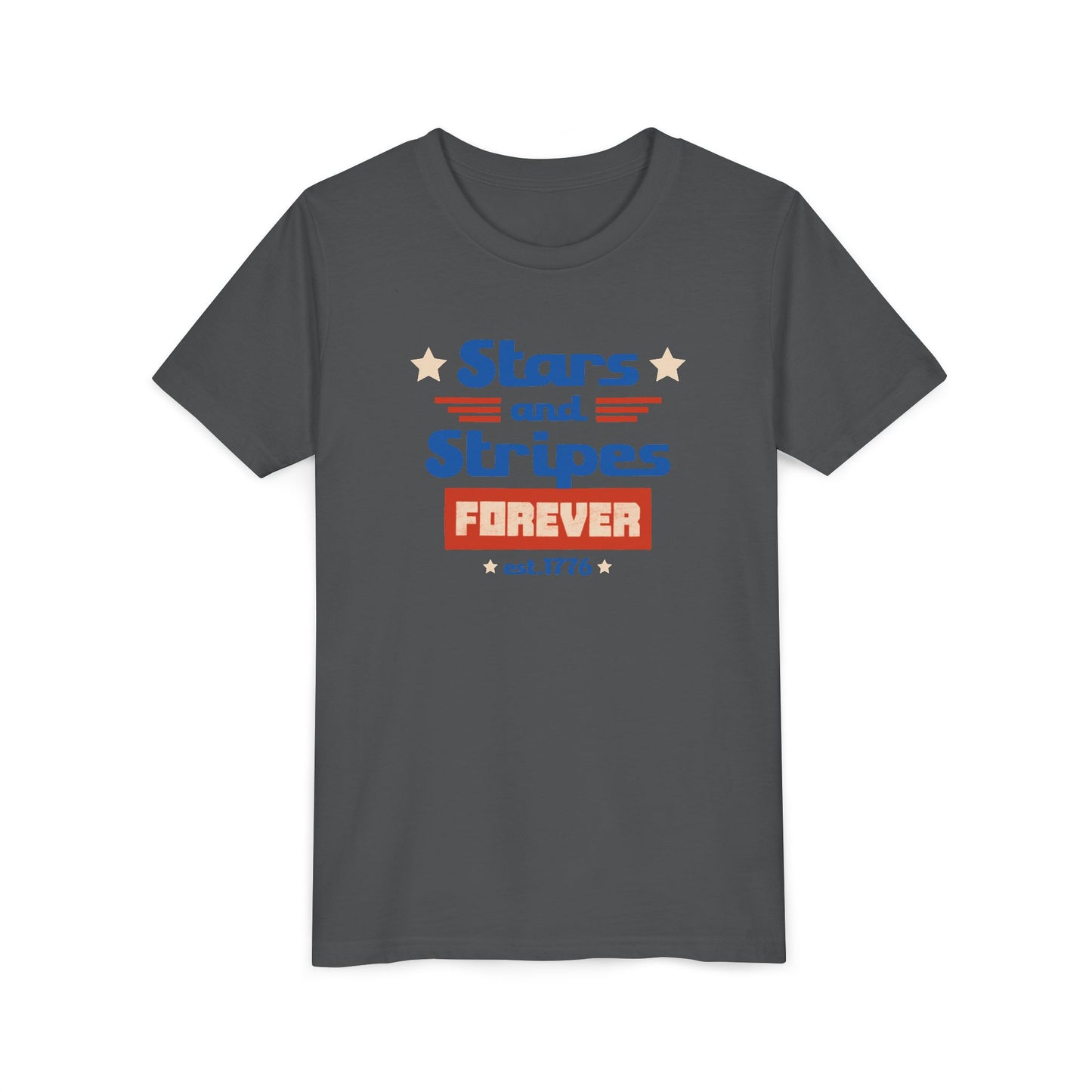 Patriotic Stars and Stripes Forever Youth Tee