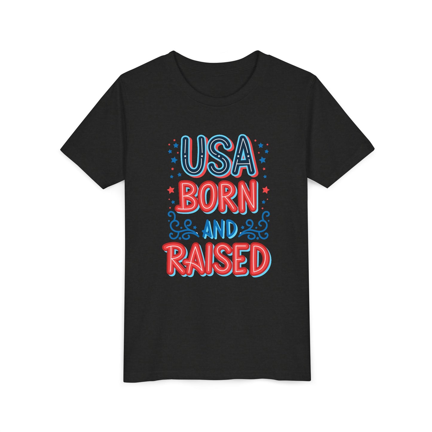 USA Born & Raised Youth Tee