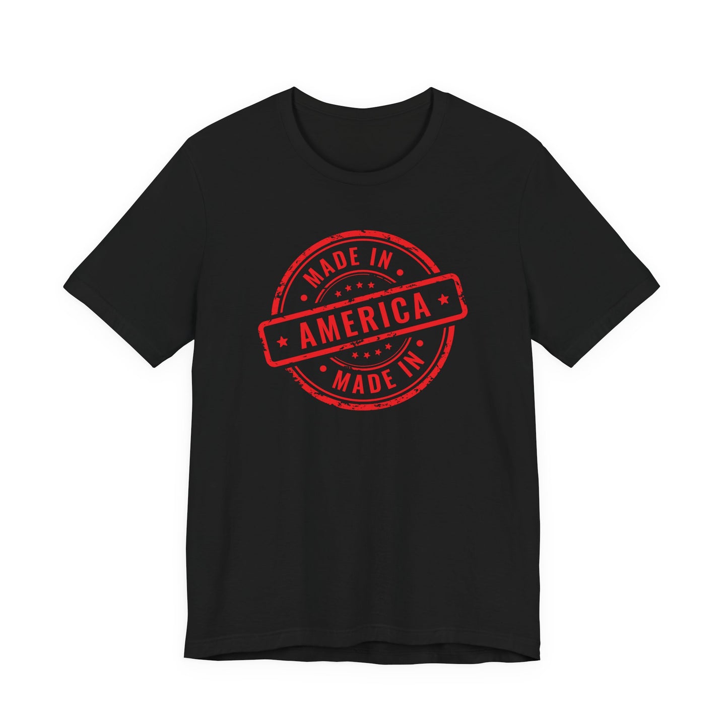 Patriotic Made in America Distressed T-Shirt