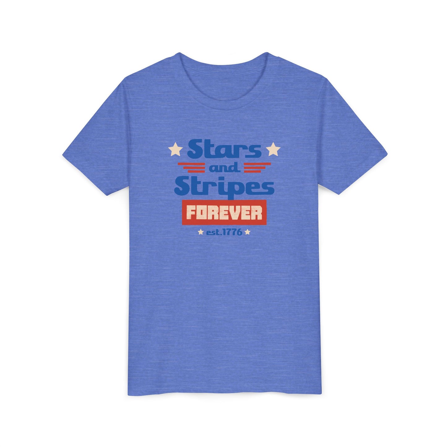 Patriotic Stars and Stripes Forever Youth Tee