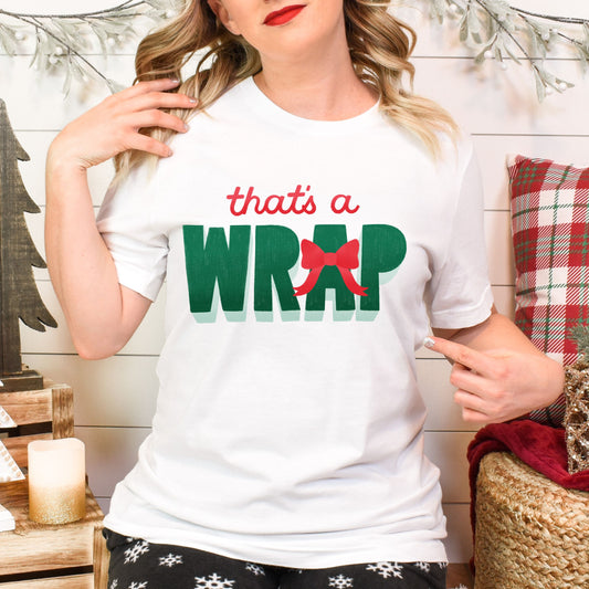 Christmas Unisex That’s a Wrap Midweight  Tee