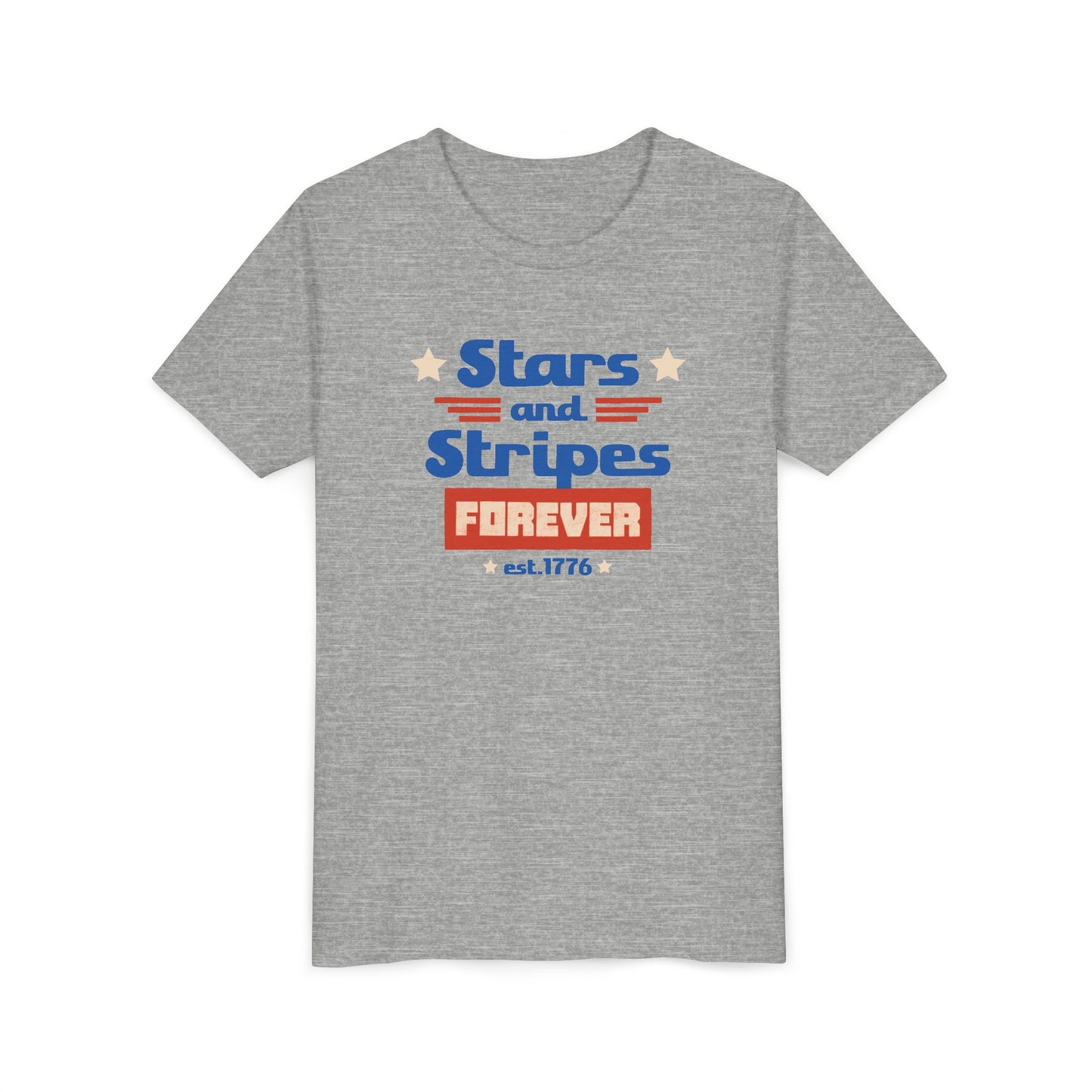 Patriotic Stars and Stripes Forever Youth Tee