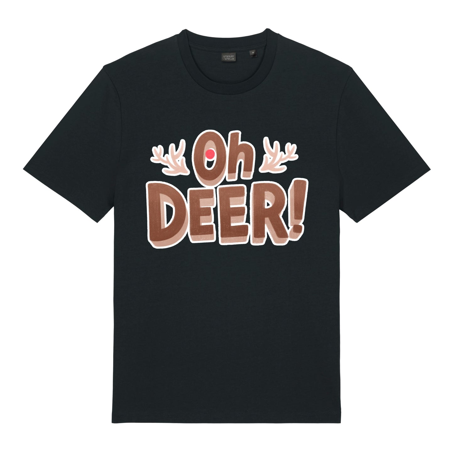 Christmas Unisex Oh Deer Midweight Tee