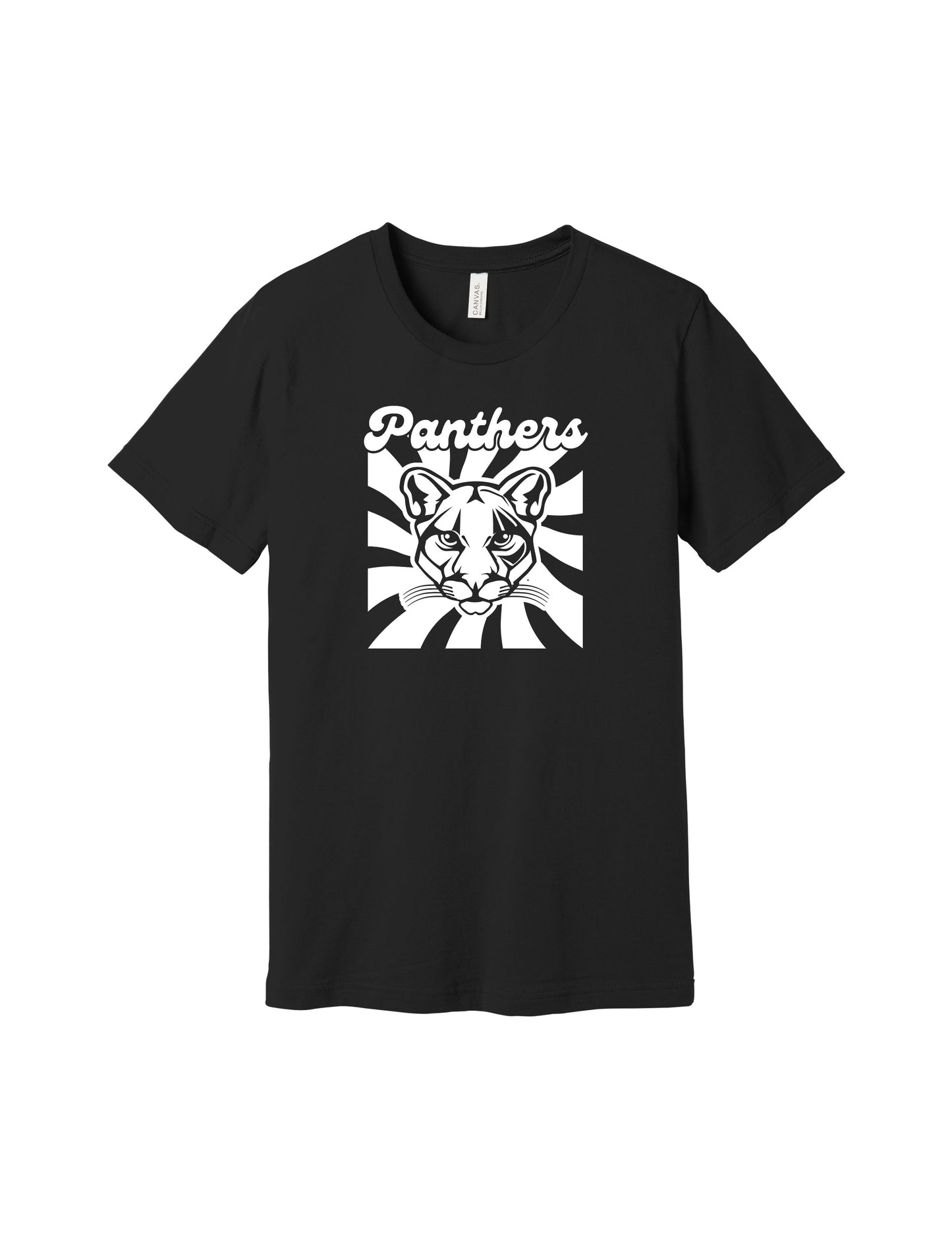 Panther Team School Pride Pattern Adult/Youth Tee