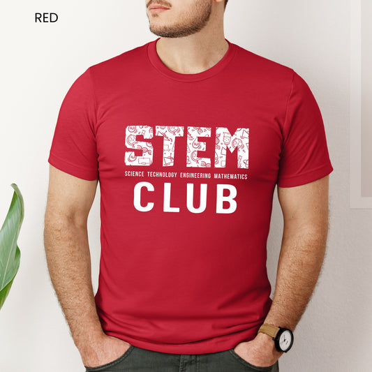 STEM Club Letter Symbols Customizable Adult and Youth Tee