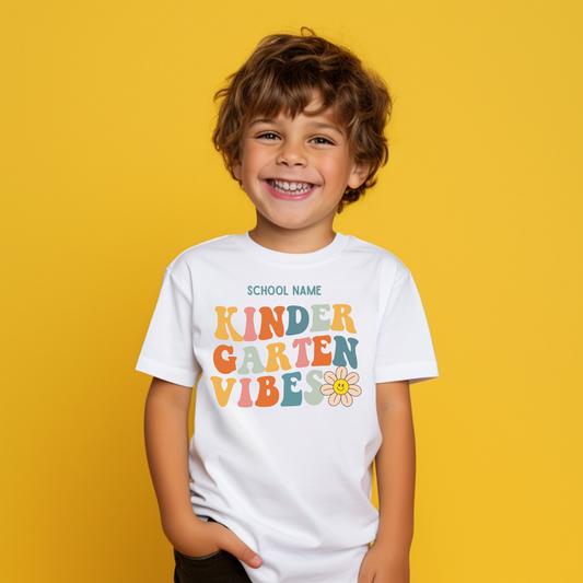 Groovy Vibes Customizable Grade Short Sleeve Youth and Adult Tee