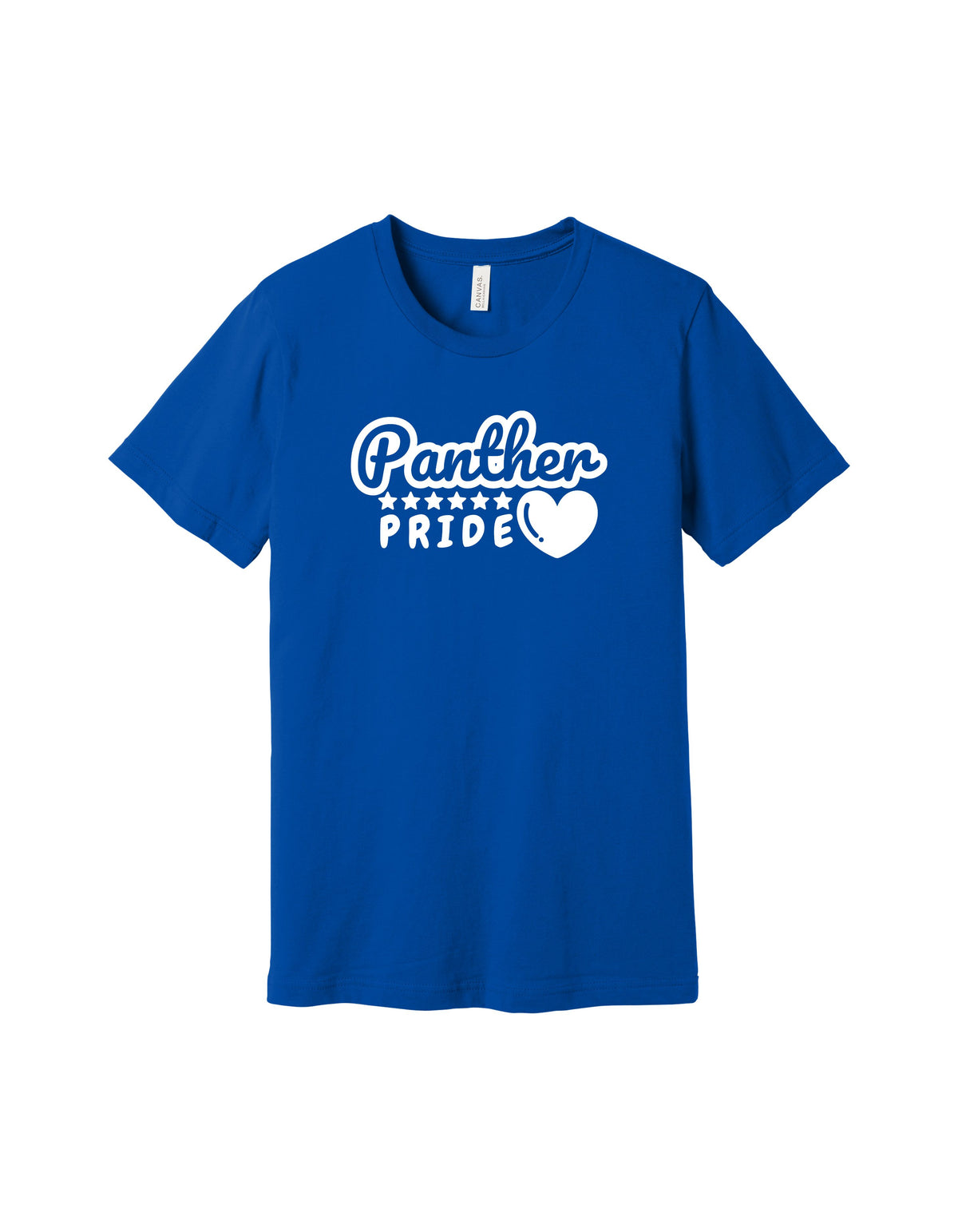 Panther Team School Pride Heart Adult/Youth Tee