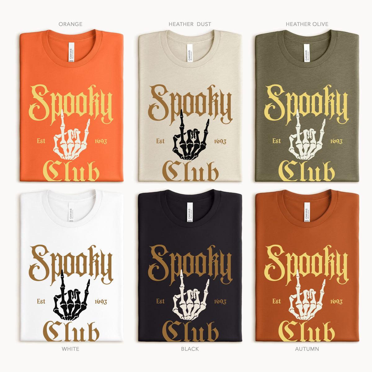 Halloween Spooky Club Adult/Youth Light Weight Shirt