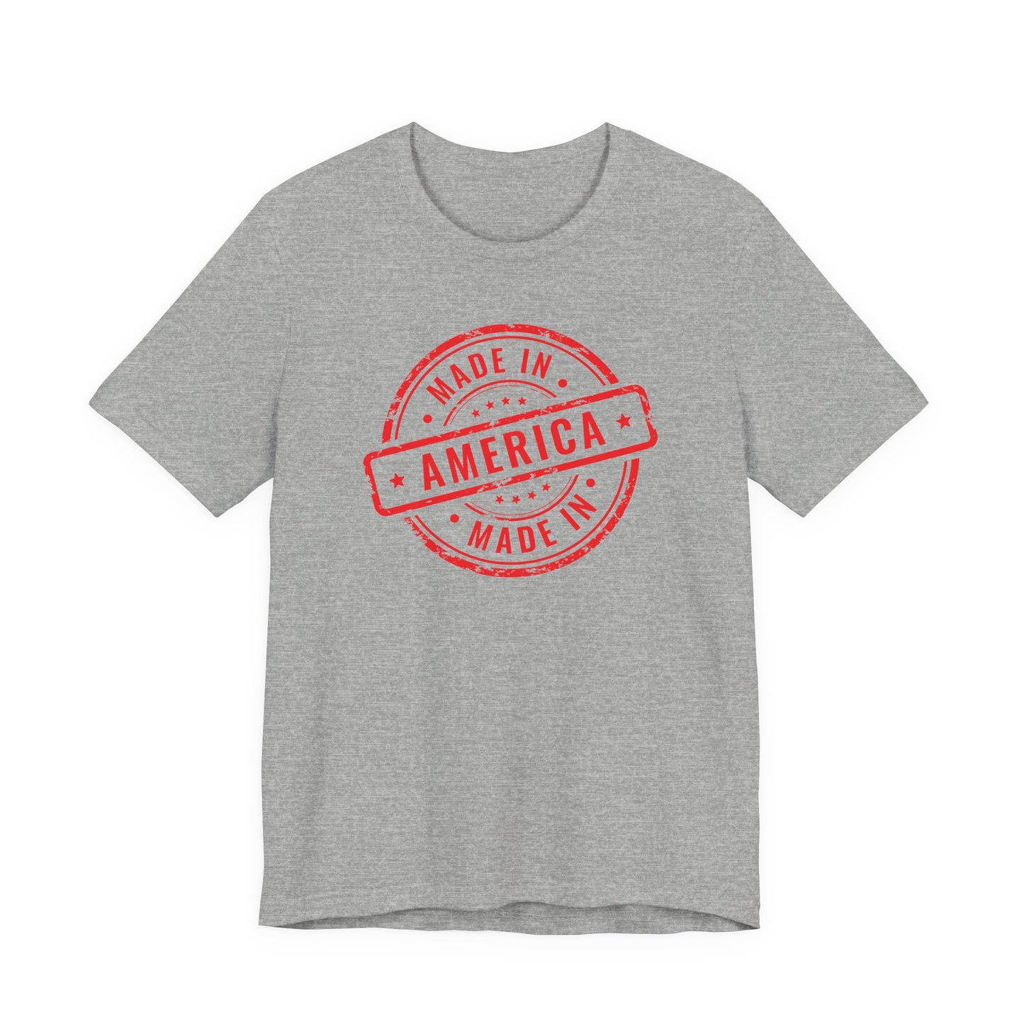 Patriotic Made in America Distressed T-Shirt