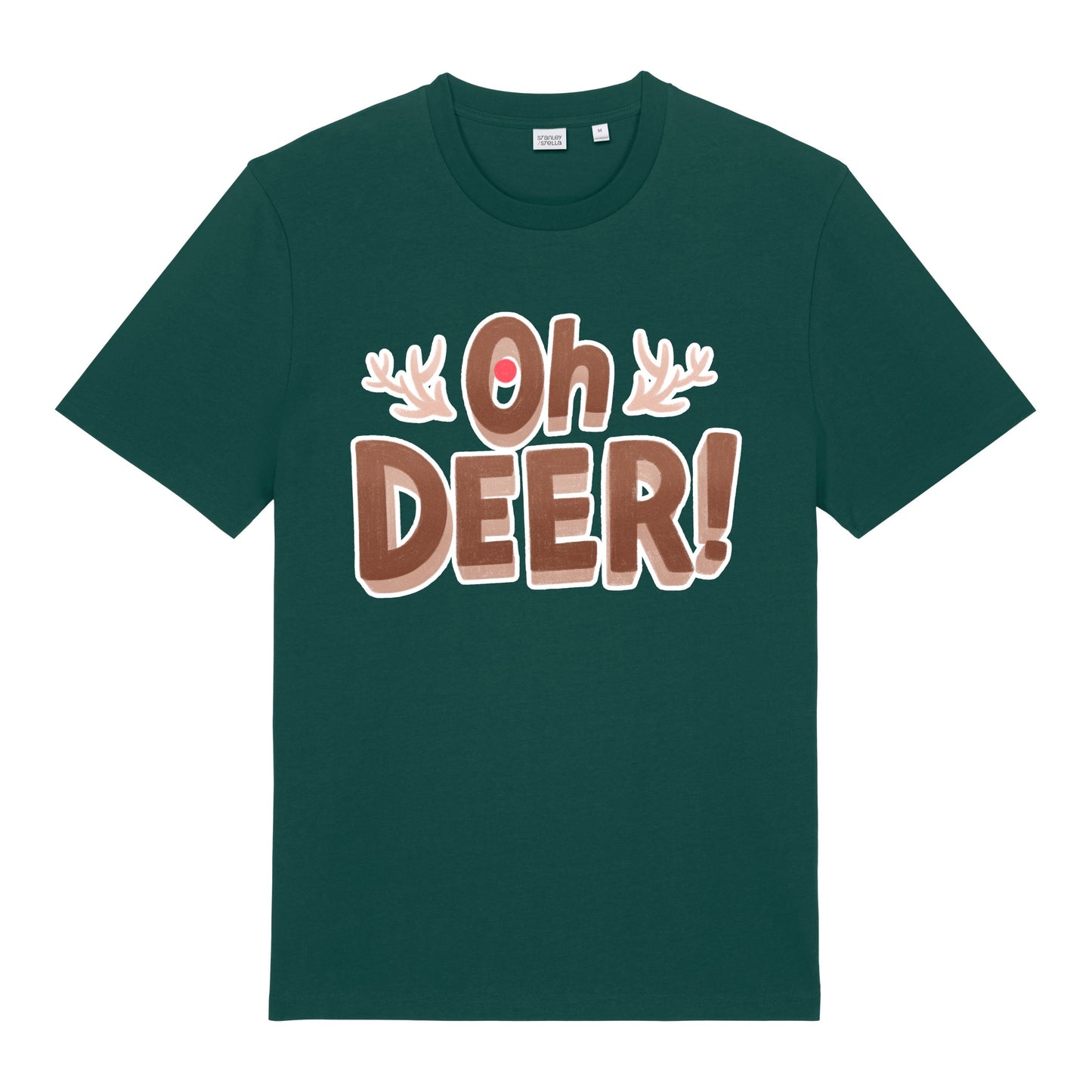 Christmas Unisex Oh Deer Midweight Tee