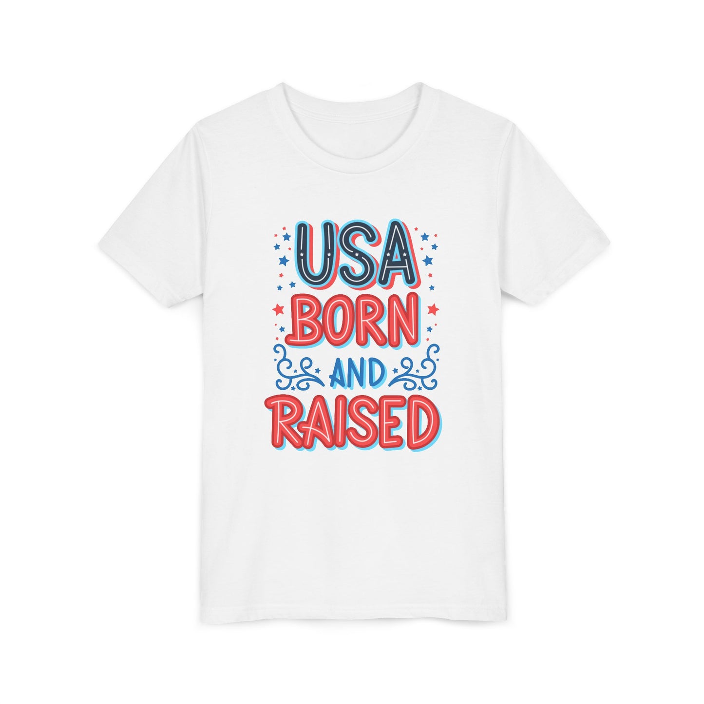 USA Born & Raised Youth Tee