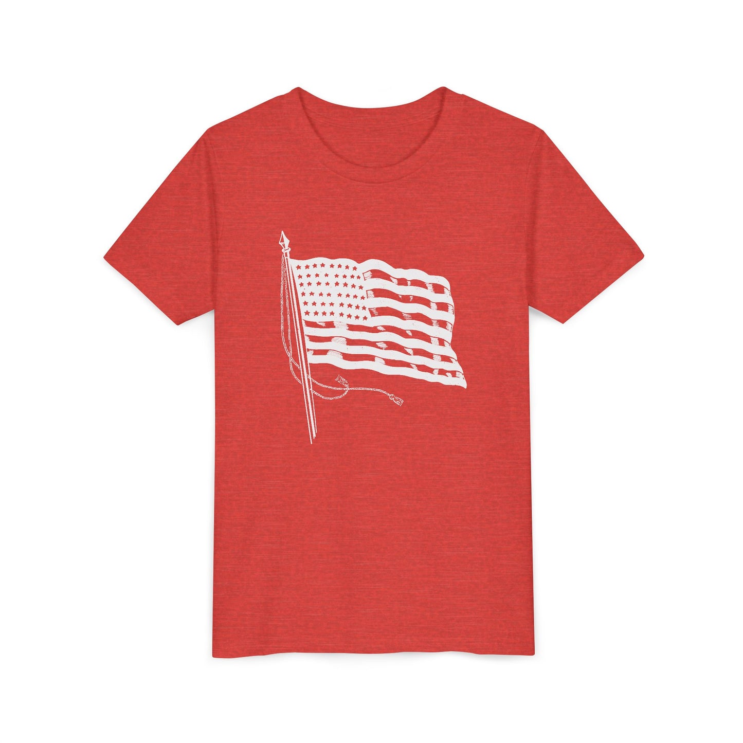 Patriotic American Flag Youth Tee