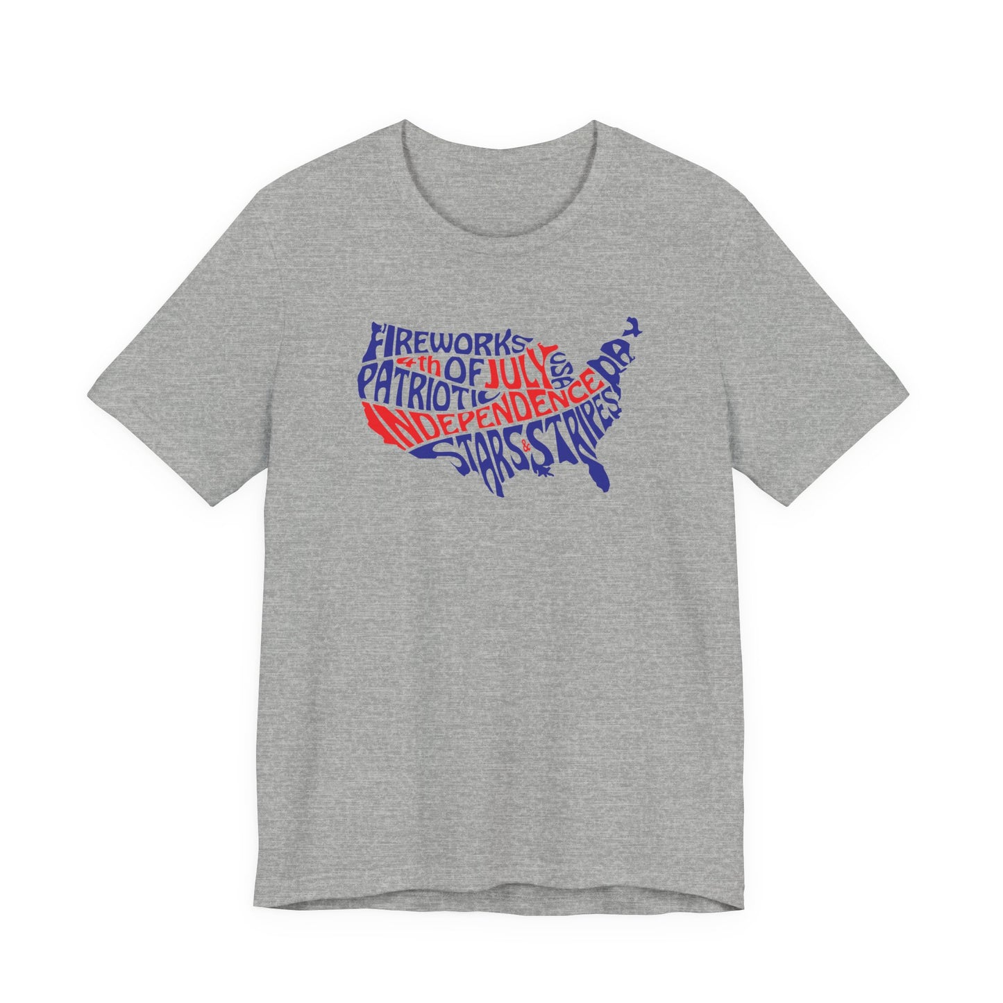 Patriotic USA Word Bubble T-Shirt