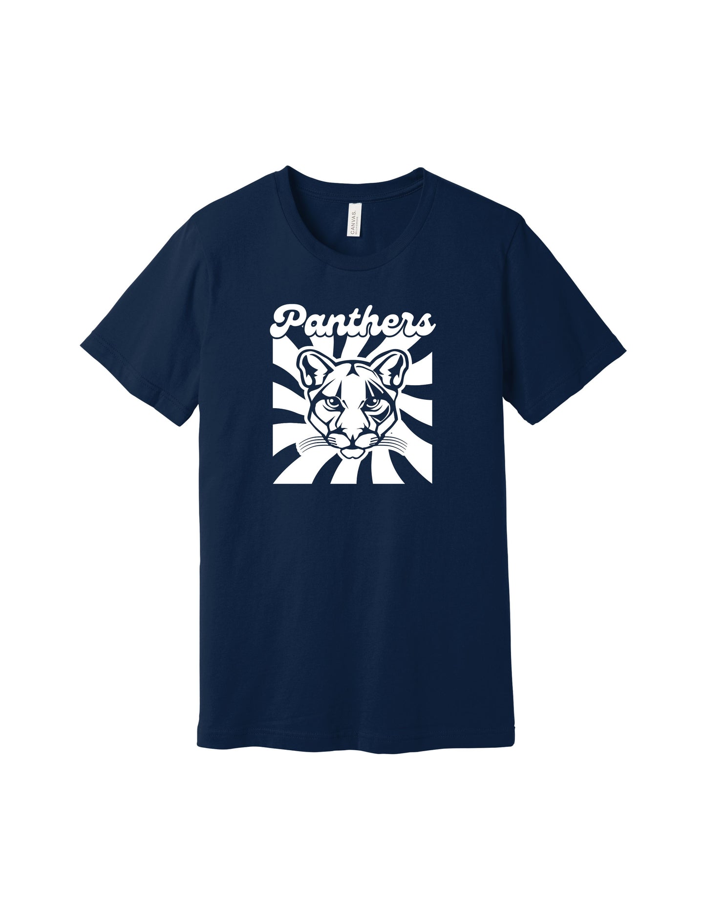 Panther Team School Pride Pattern Adult/Youth Tee