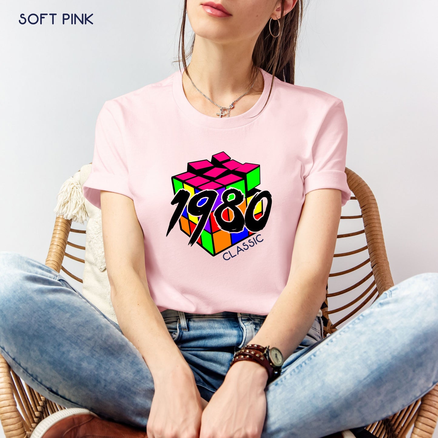 Classic Rubik's Cube inspired Birthday Shirt Customizable