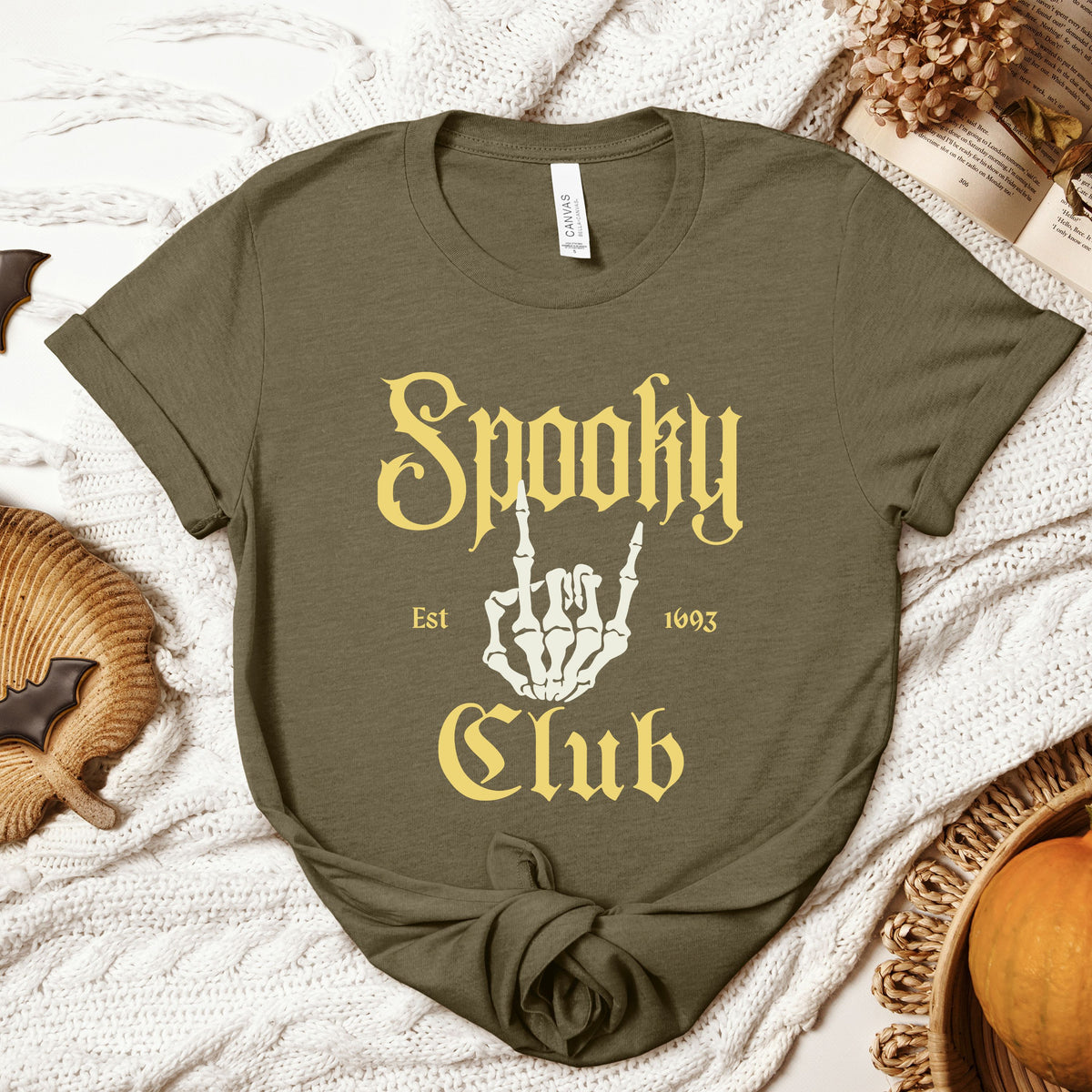 Halloween Spooky Club Adult/Youth Light Weight Shirt