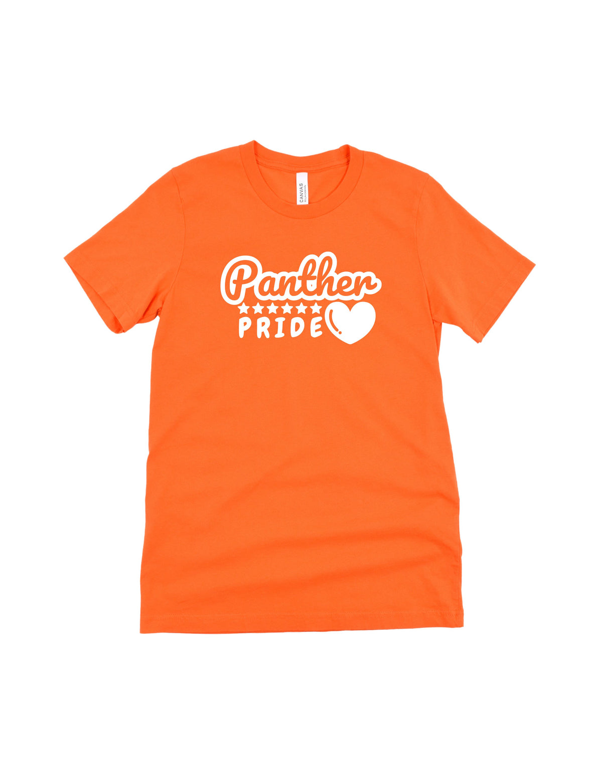 Panther Team School Pride Heart Adult/Youth Tee