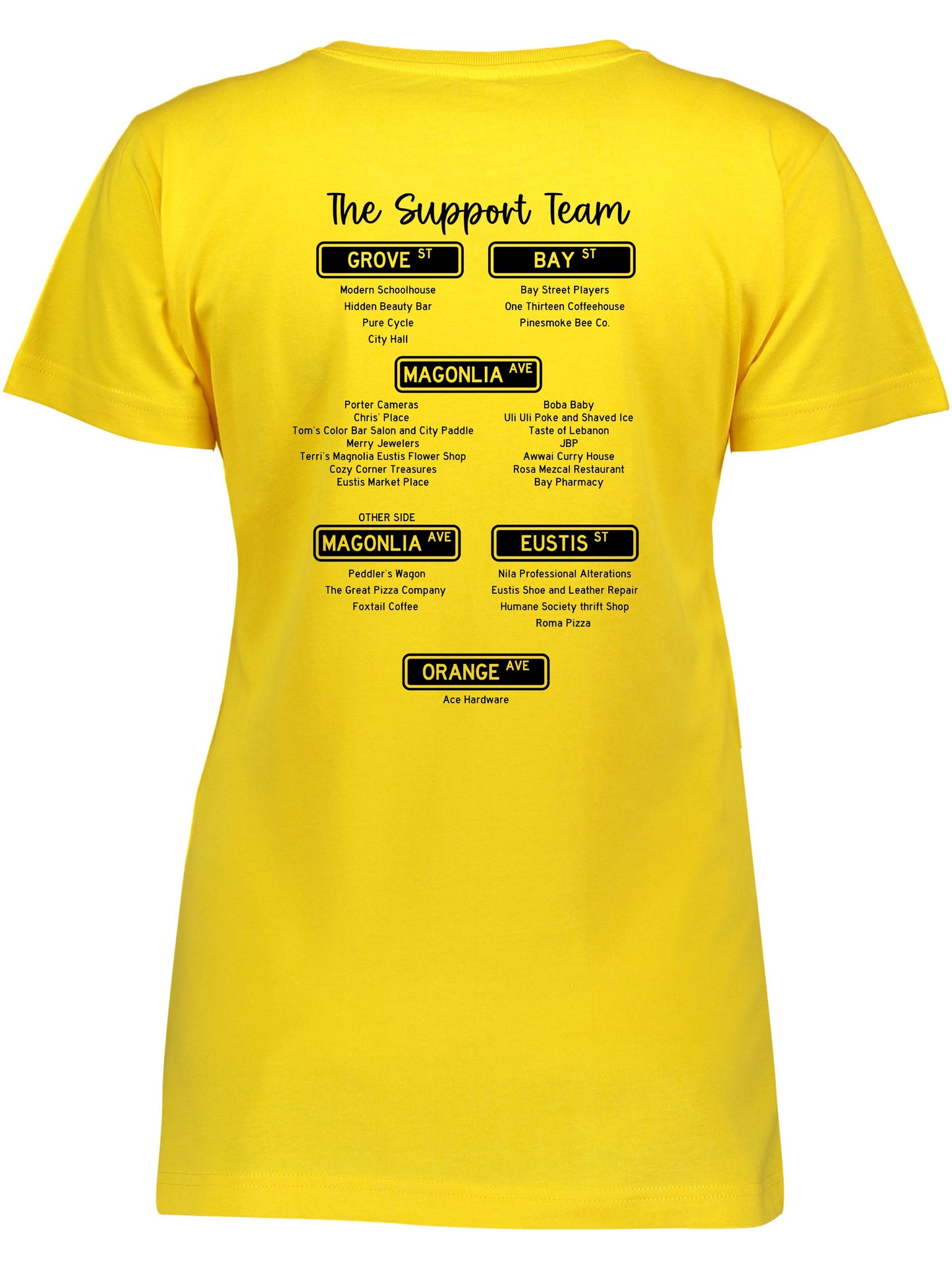 Modern Schoolhouse 2025 Community Support Adult V Neck Tee