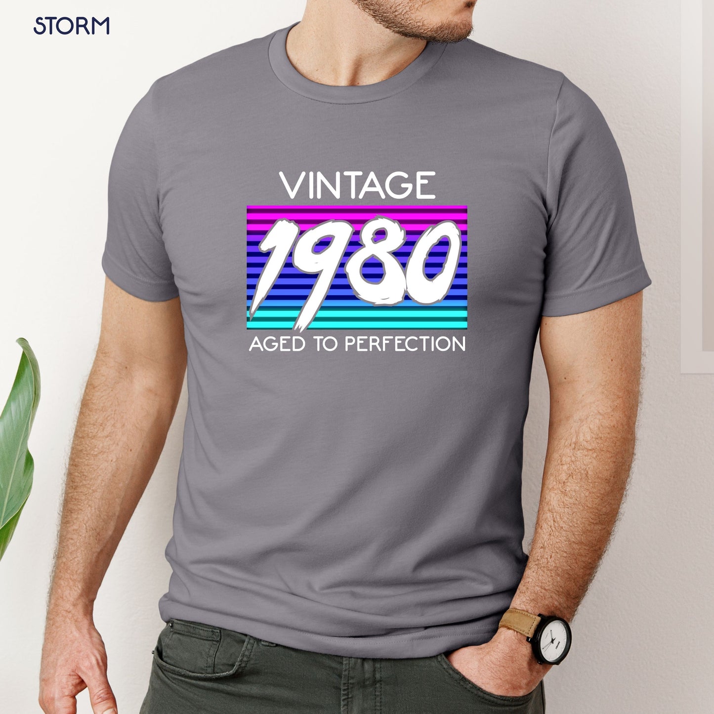 Retro 1980s inspired Birthday Shirt Customizable