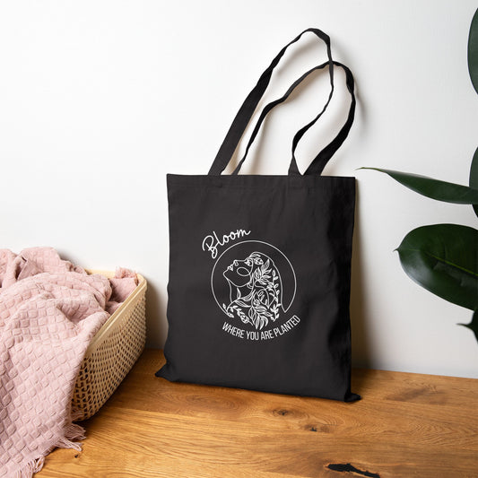 You Matter Bloom Where You Are Planted Cotton Canvas Tote Bag