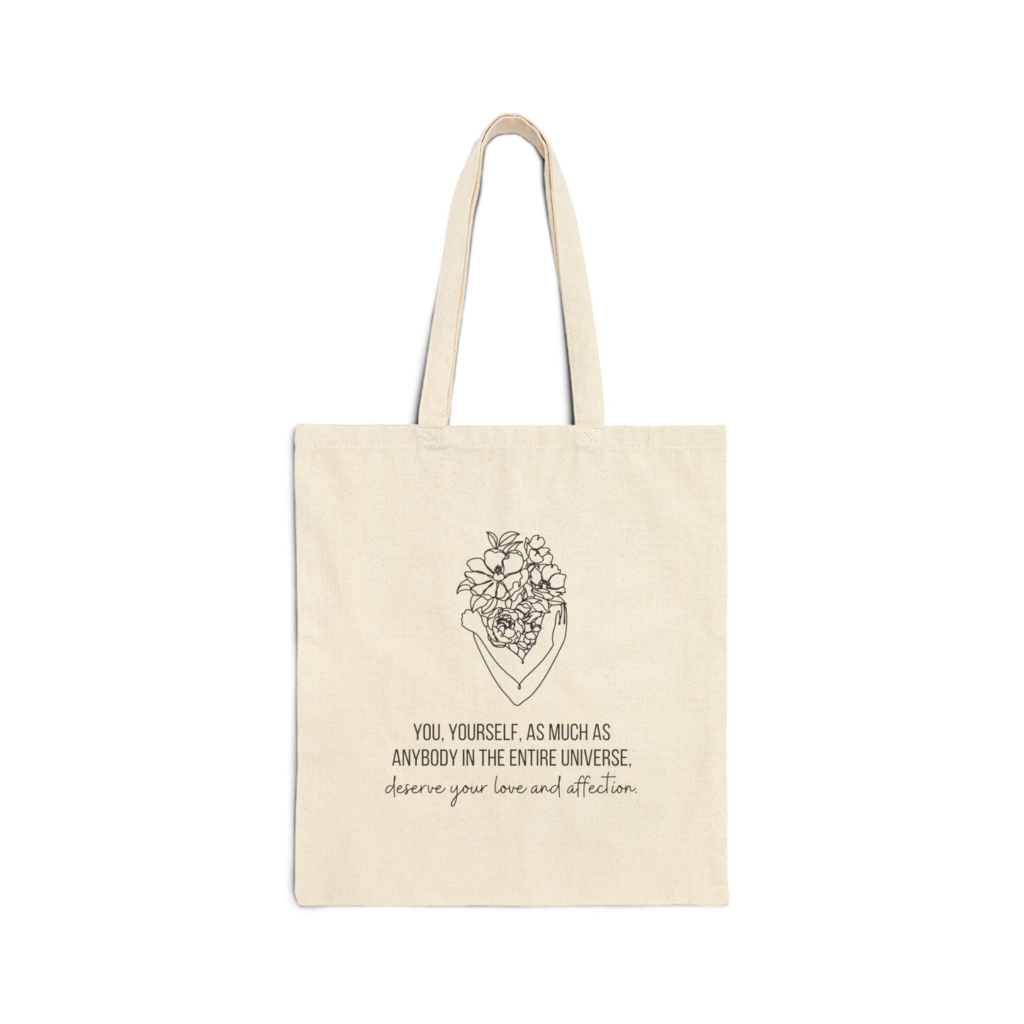 You Matter Love Cotton Canvas Tote Bag