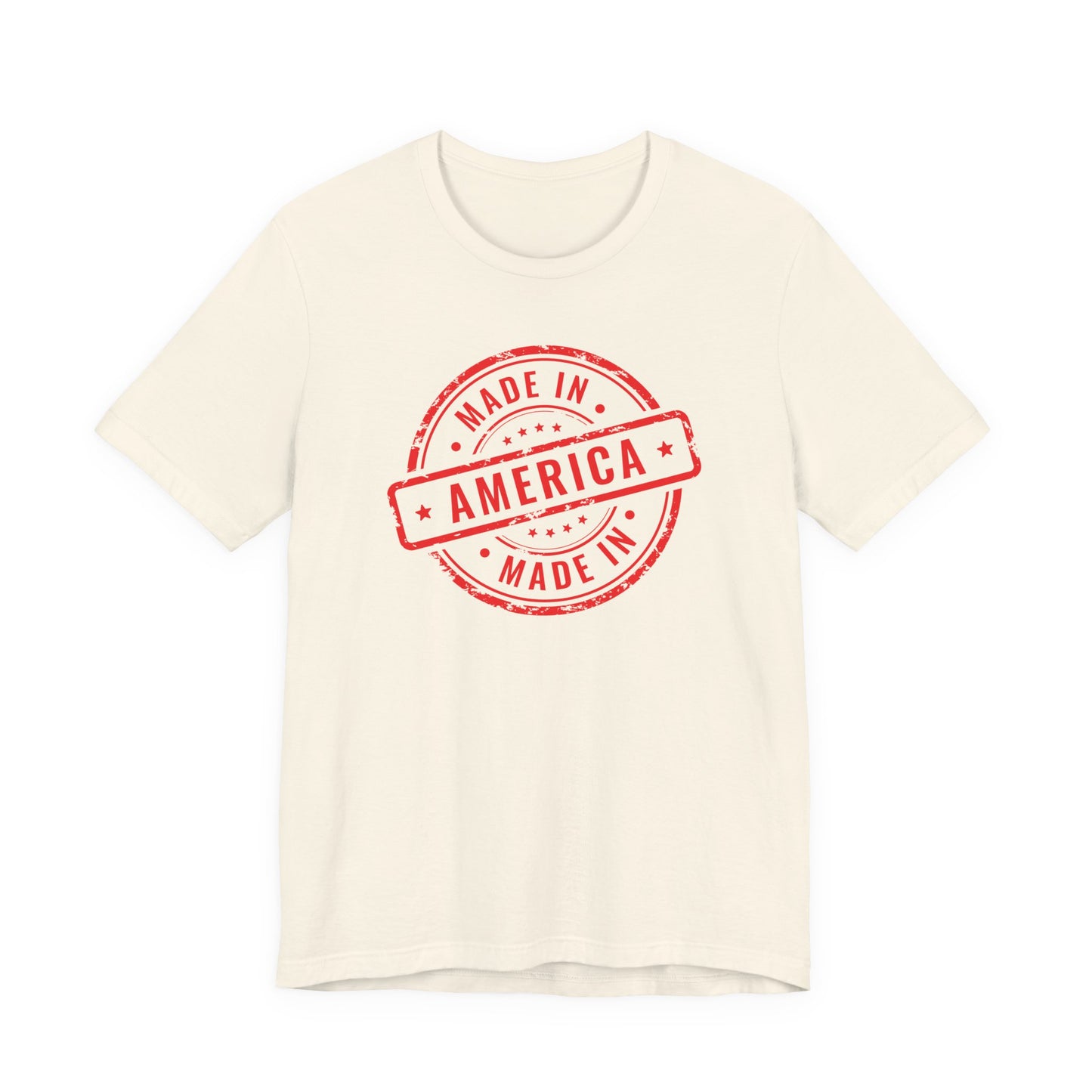Patriotic Made in America Distressed T-Shirt