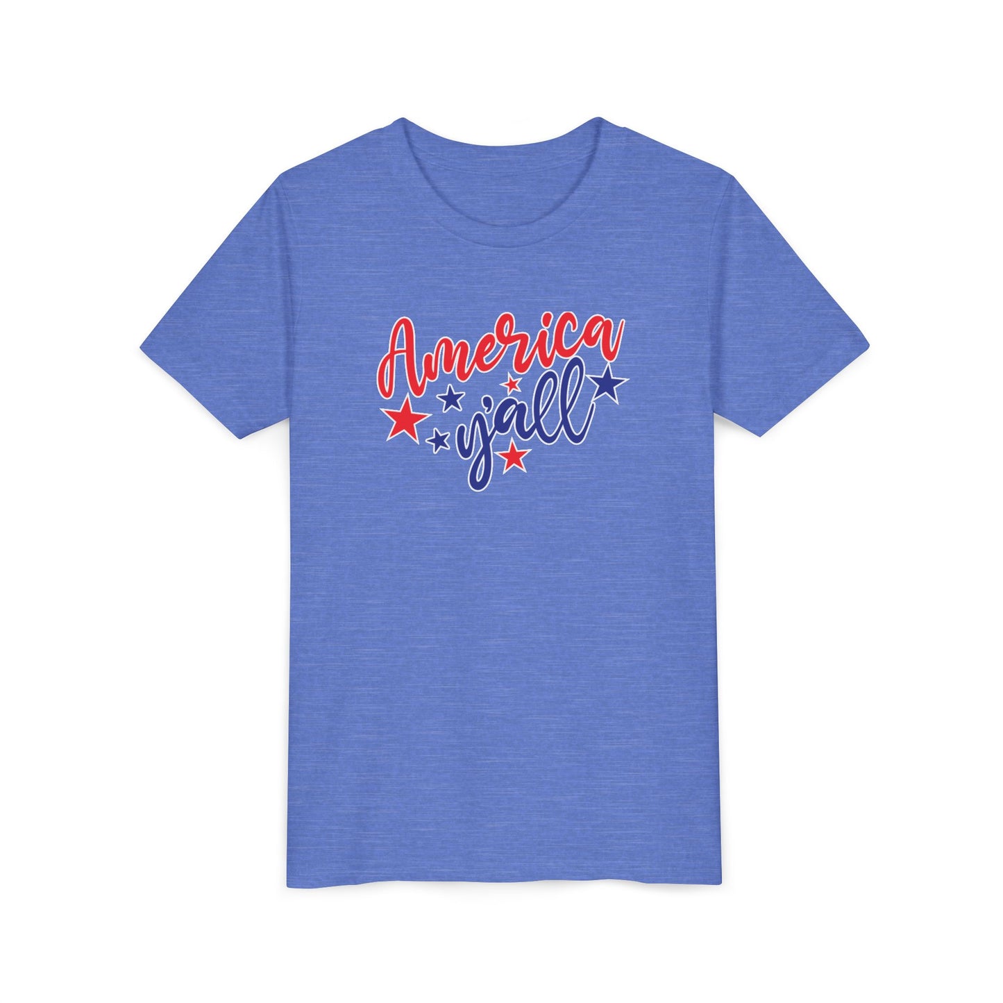 Patriotic America Y'all Youth Tee