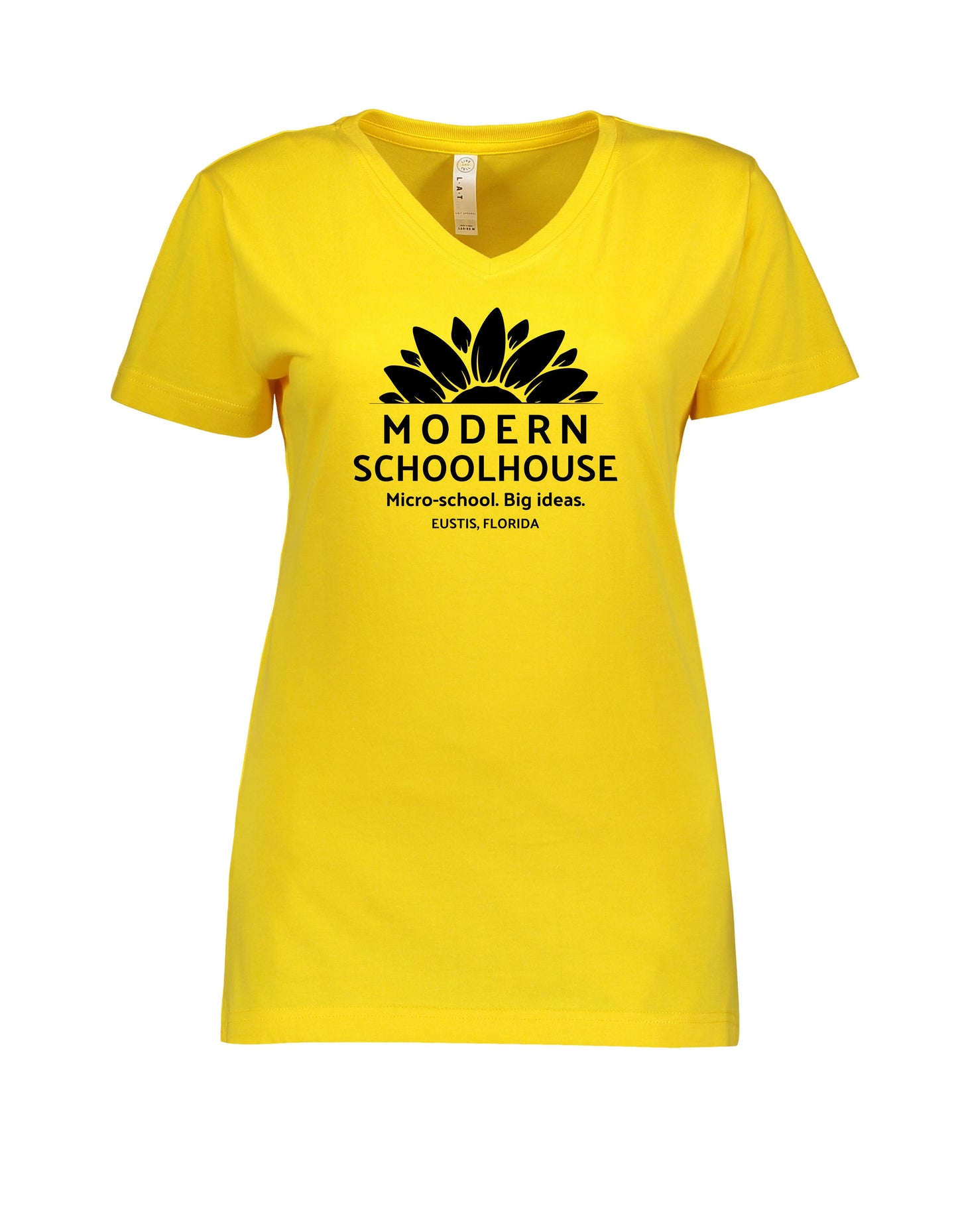 Modern Schoolhouse 2025 Community Sponsor Adult V Neck Tee