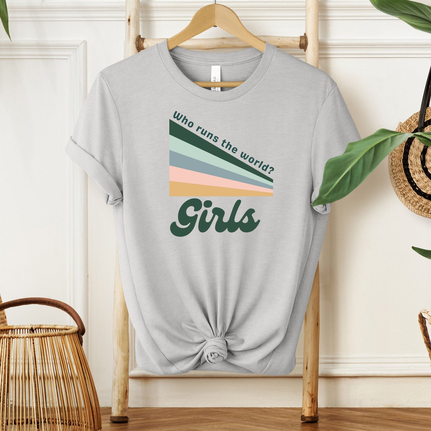 Who Runs the World Girl Scout Adult/Youth Tee