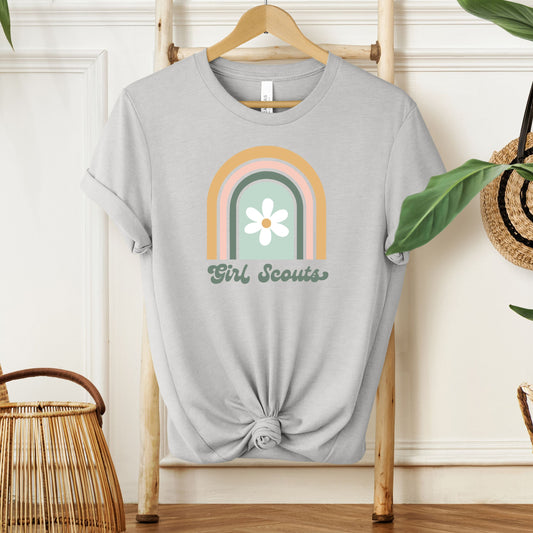Retro Rainbow Girl Scout Adult/Youth Tee