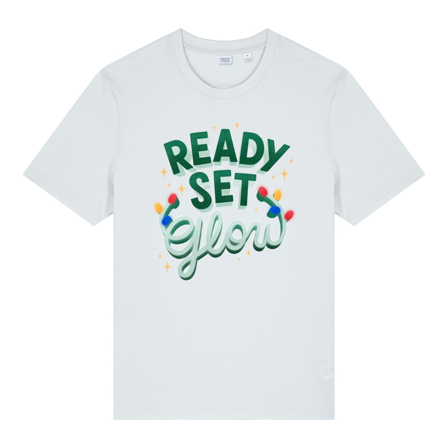 Christmas Unisex You Ready Set Glow Midweight  Tee