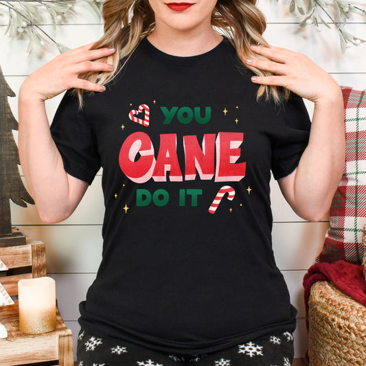 Christmas Unisex You Cane Do It Midweight  Tee