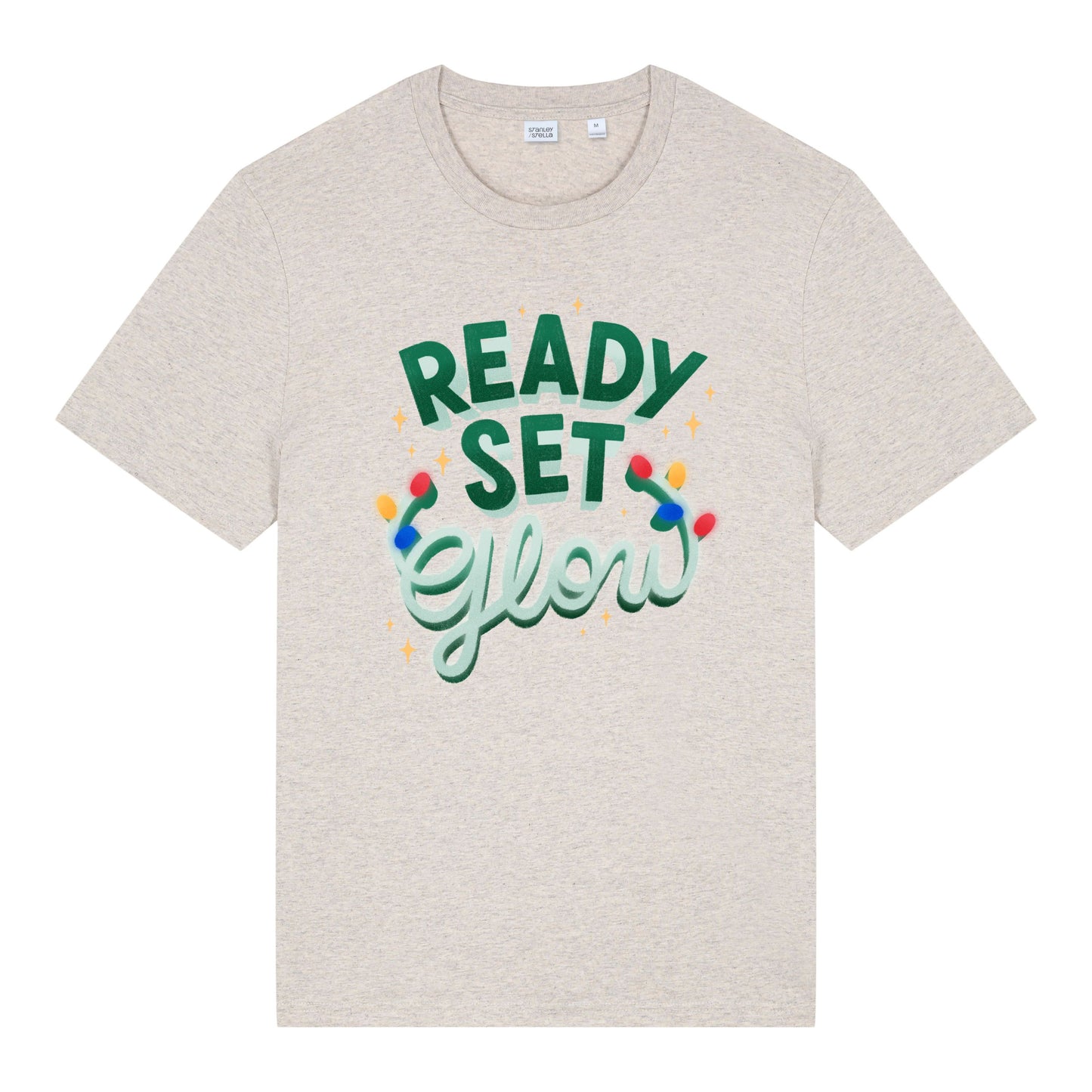 Christmas Unisex You Ready Set Glow Midweight  Tee