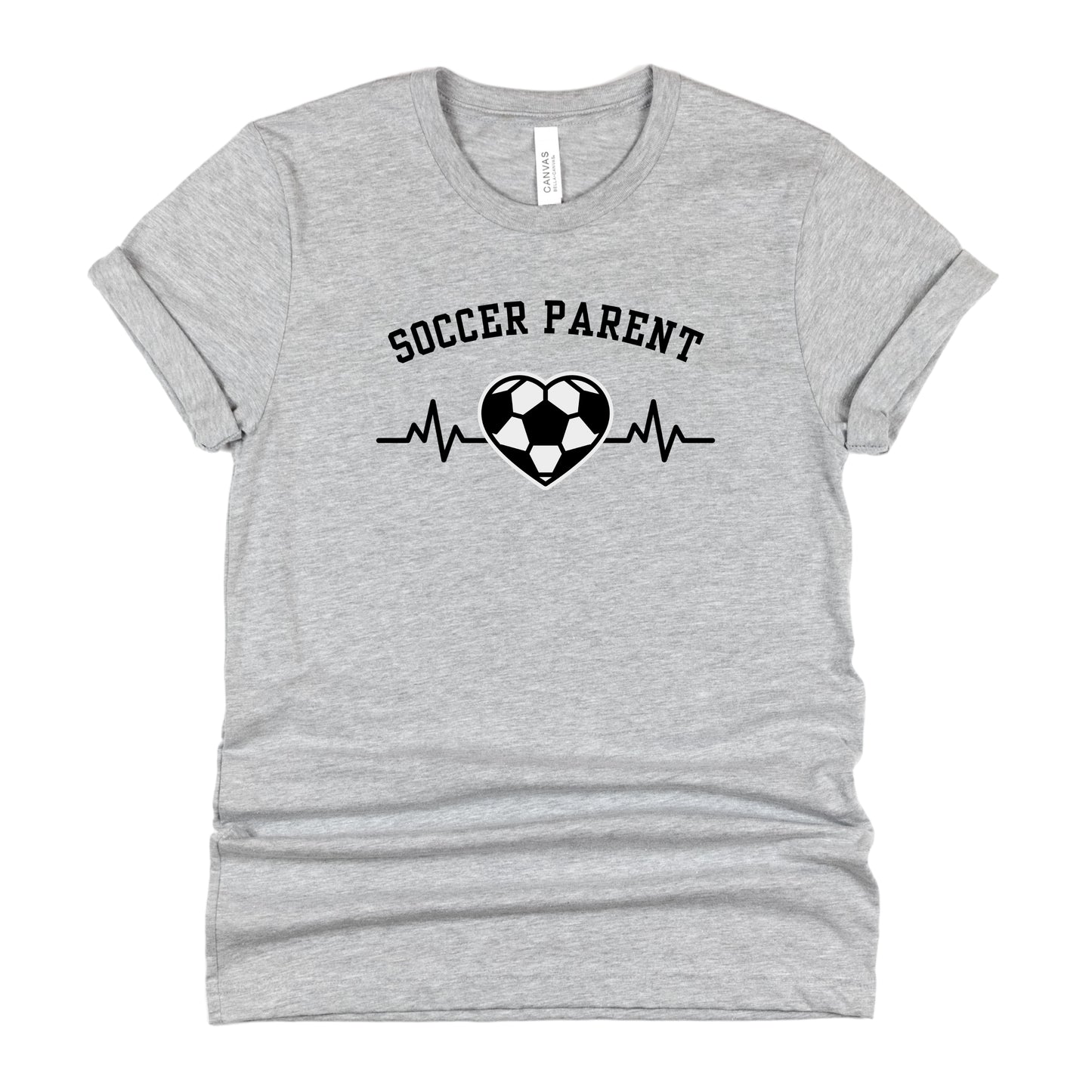 Soccer Parent Sports Heartbeat Shirt