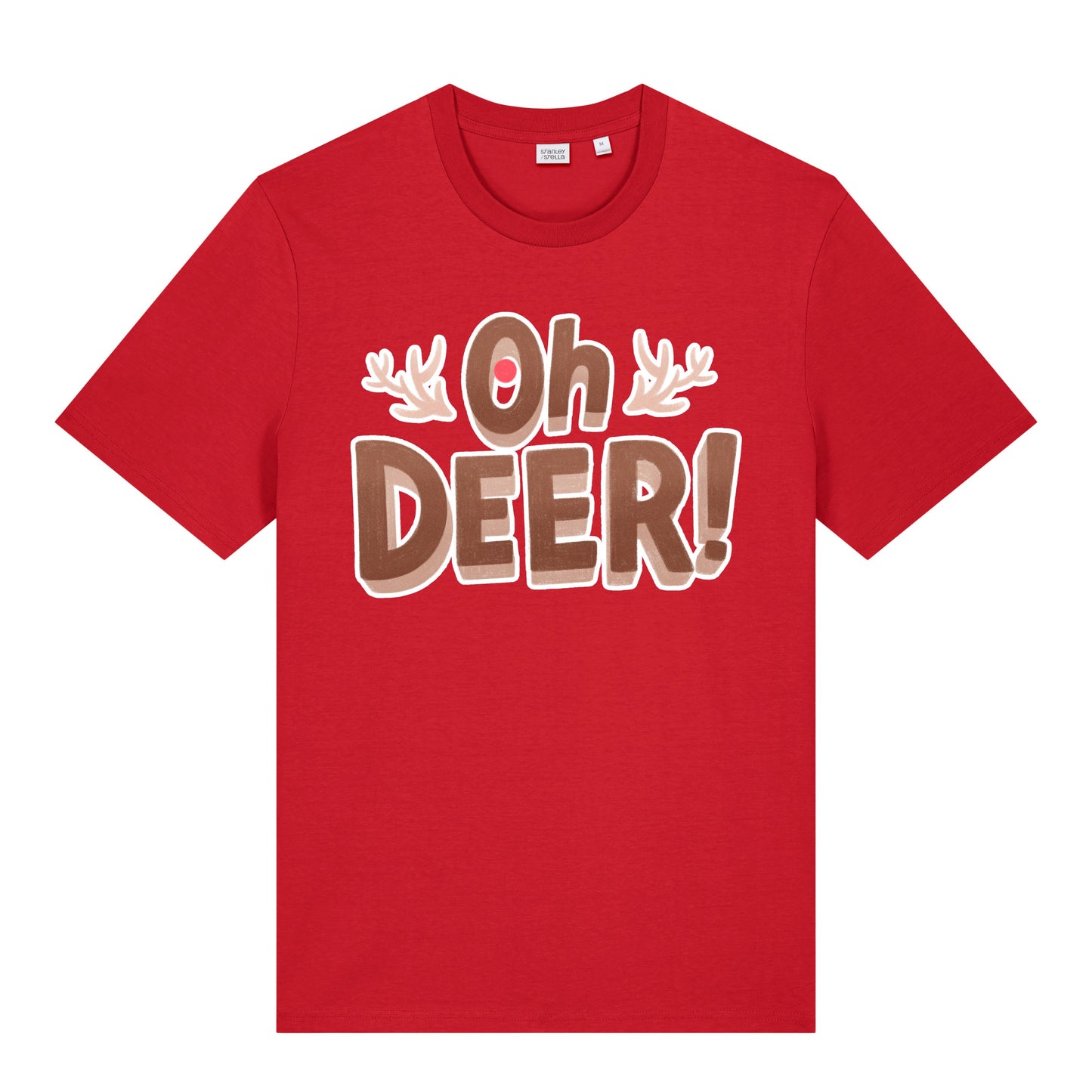Christmas Unisex Oh Deer Midweight Tee